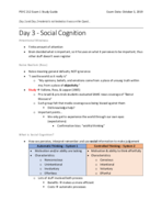 Psychology 212: Social Psychology Exam 1 Study Guide 