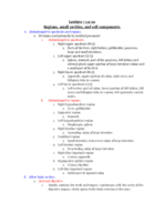 Anatomy and Physiology Lecture #3 notes
