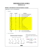 Midterm 1 Study Guide