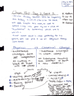 Chem 120: Day 2, Lecture 2