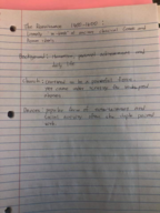 Music history 333, 5 Week note