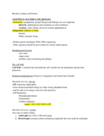 Bio week 4 notes