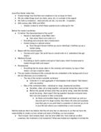 Philosophy Week 6 Notes