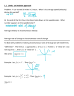 Math 121 Week One Notes