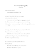 Class Notes Week 6