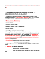 Modal Model of Memory/Paradigms of Cognitive Psychology/Sensory Memory