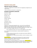 Chemistry study guide