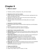 CMM class notes week 6