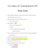 hist 101 study guide
