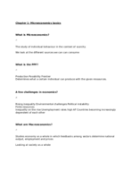 microeconomics chapter 1: the basic concepts