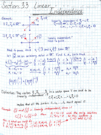 Section: 3.3 and 3.4