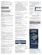 Cheat Sheet and Study Guide