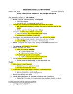 CLASS NOTES- 10/14- THE ABBASIDS