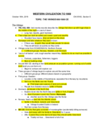 CLASS NOTES- Wednesday, 10/16- THE VIKINGS