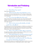 History 121- Study Guide; Exam 1; Sections 1-3