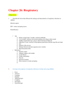 Respiratory Class Notes