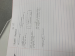 Week 5 notes