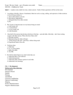 Exam 1 study guide
