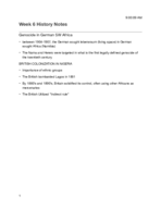 Week 6 Notes