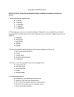 Intro to Human Geo Midterm Exam