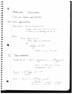Intermediate Calculus (MATH 262) - Midterm Study Guide