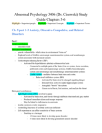 Study Guide for Exam 2