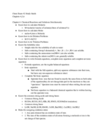 Chem 110- chapter 4,5,6 study guide