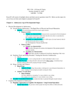 Exam 3 study guide