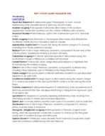 GEOL 106 test 2 Study Guide