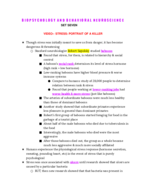 Biopsychology & Behavioral Neuroscience Notes Set 7