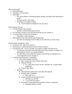 Psychology Week 9 Notes