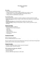 Found of Health Education, Week 1 Notes