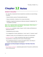 Chapter 12 Notes