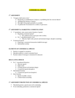 SM 3900 - COMMERCIAL SPEECH NOTES
