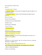 Crime and Justice notes
