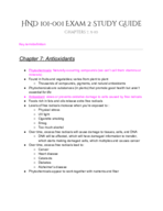 HND 101-001 Study Guide 2