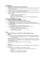 SOC 101, Week 11 notes 