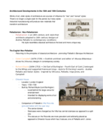 Week 10 Architecture in Europe
