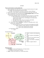 BIOL 3300 - Exam #1 Notes