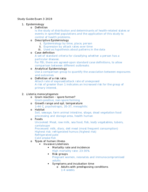 Study guide for exam 3