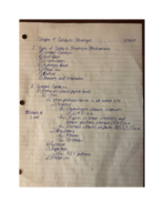 CHEM 317: Lecture Notes
