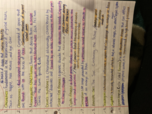 First exam’s study guide 