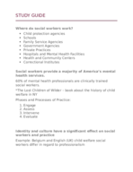 Study Guide for Quiz