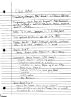 Week 14 notes