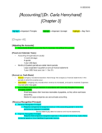 Accounting 100 Week 3 Notes