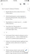 Nutrition final exam