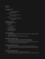 Chemistry 200 Notes Chapter 10