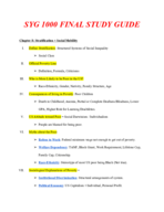 SYG 1000, Study Guide 3
