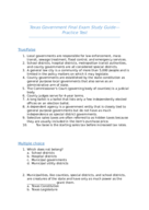 Texas Gov Final Exam Practice Test