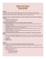 GOVT 132 Final Exam Study Guide
